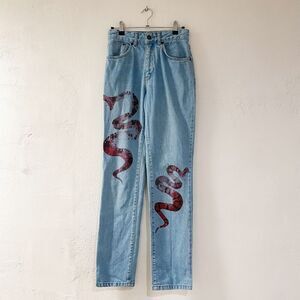 The Ragged Priest Reputation Snake Mom Jeans Size 26
